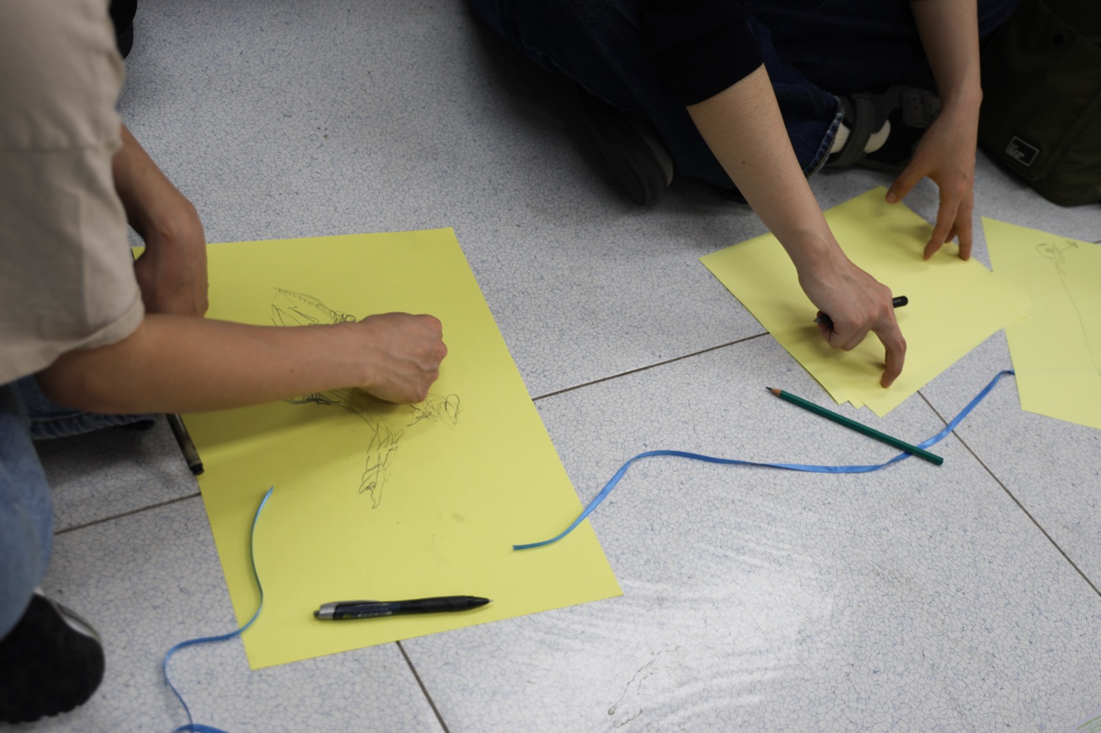 Eyes Between Bodies — session at Material Memory Studio, April 12, 2026
