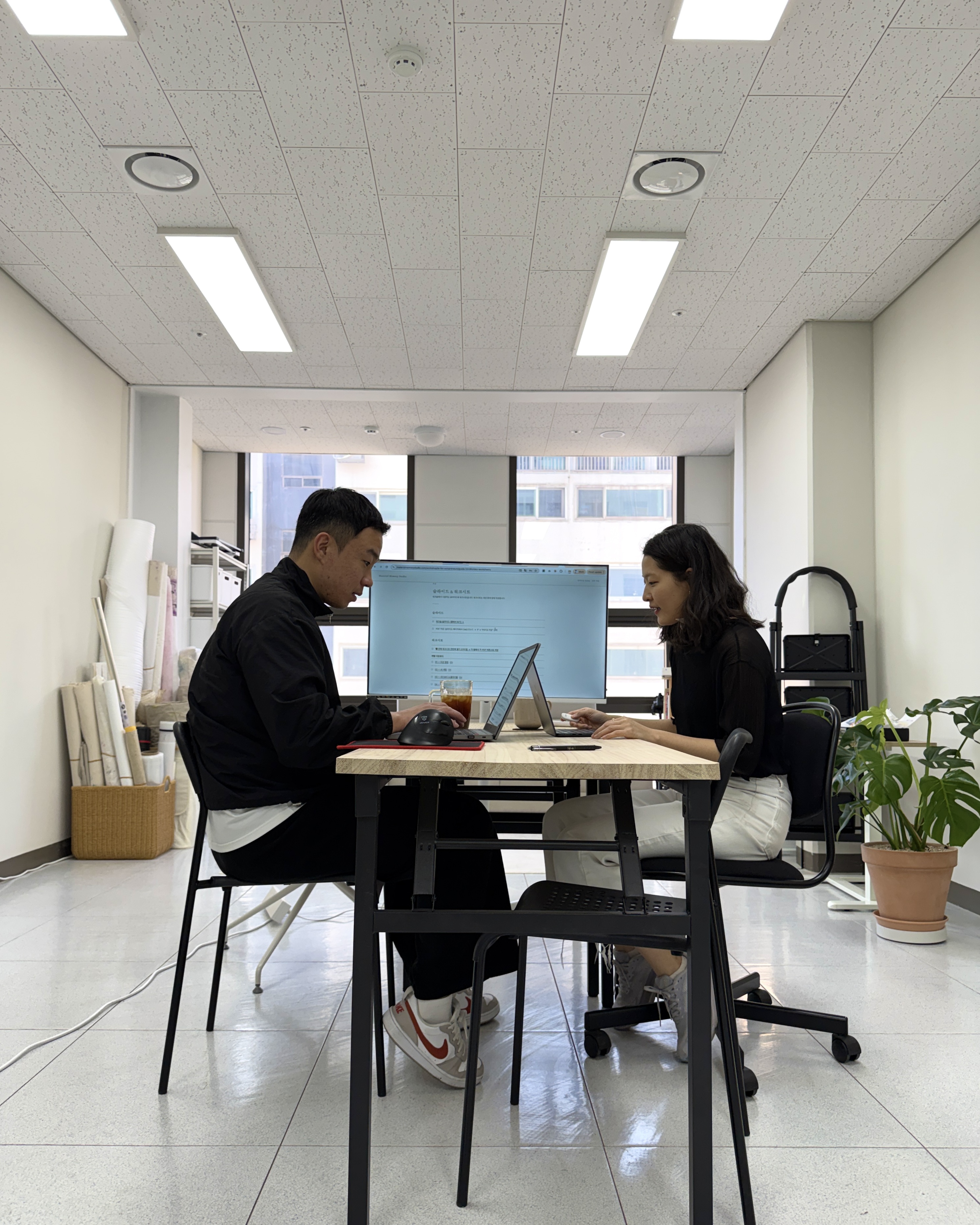 Solopreneur workshop session — working together