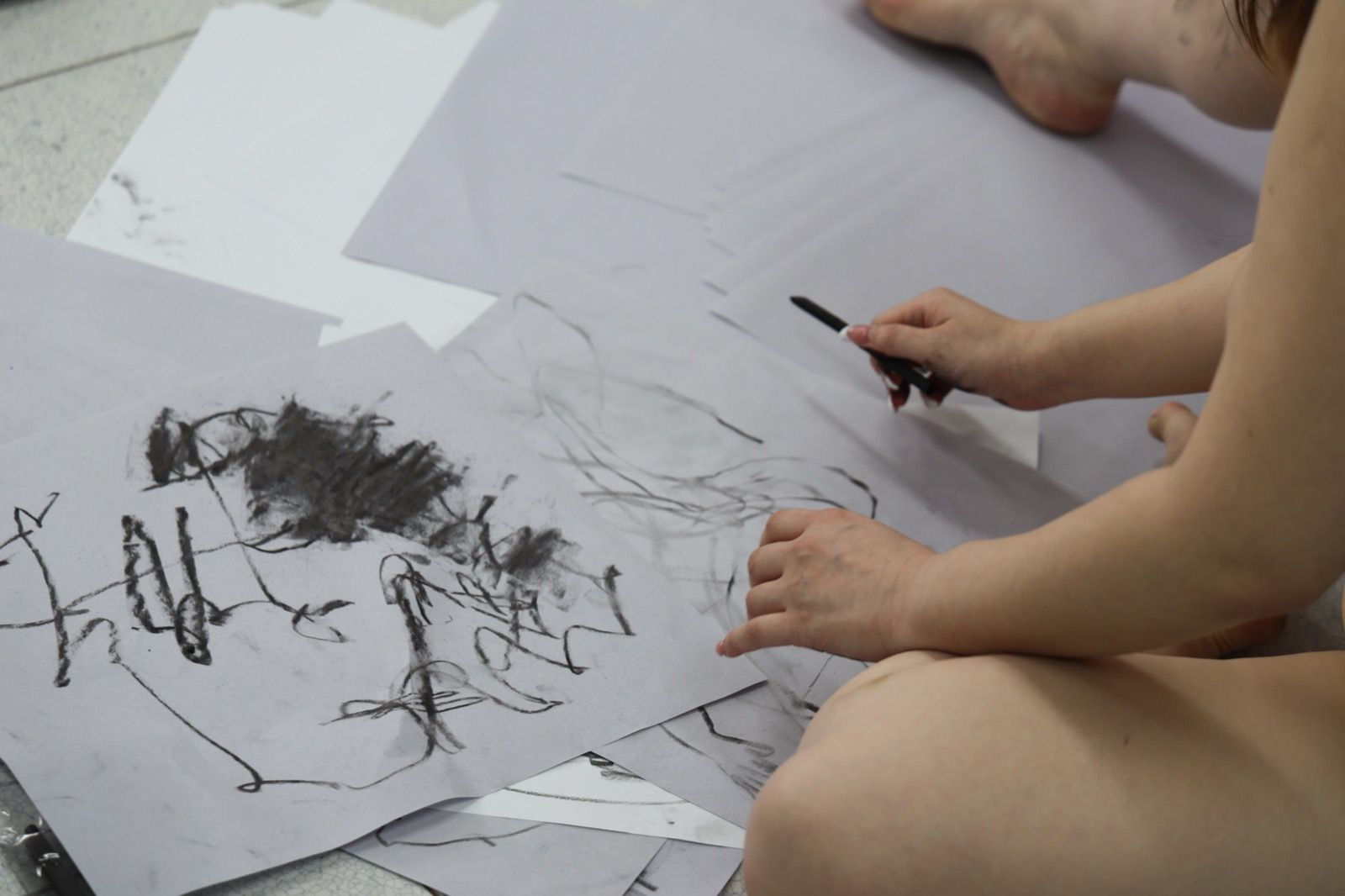 Eyes Between Bodies — session at Material Memory Studio, April 12, 2026