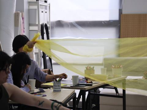 Eyes Between Bodies — session at Material Memory Studio, April 12, 2026