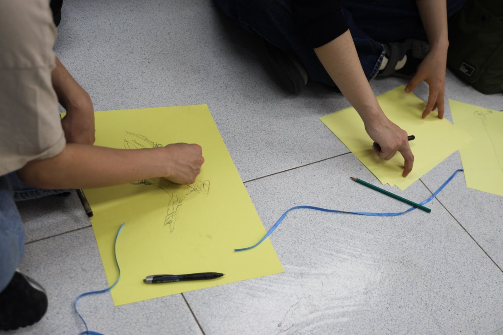 Eyes Between Bodies — session at Material Memory Studio, April 12, 2026
