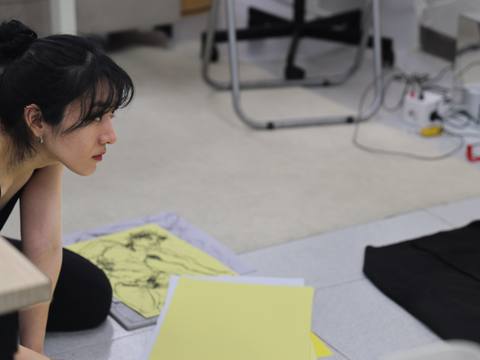 Eyes Between Bodies — session at Material Memory Studio, April 12, 2026