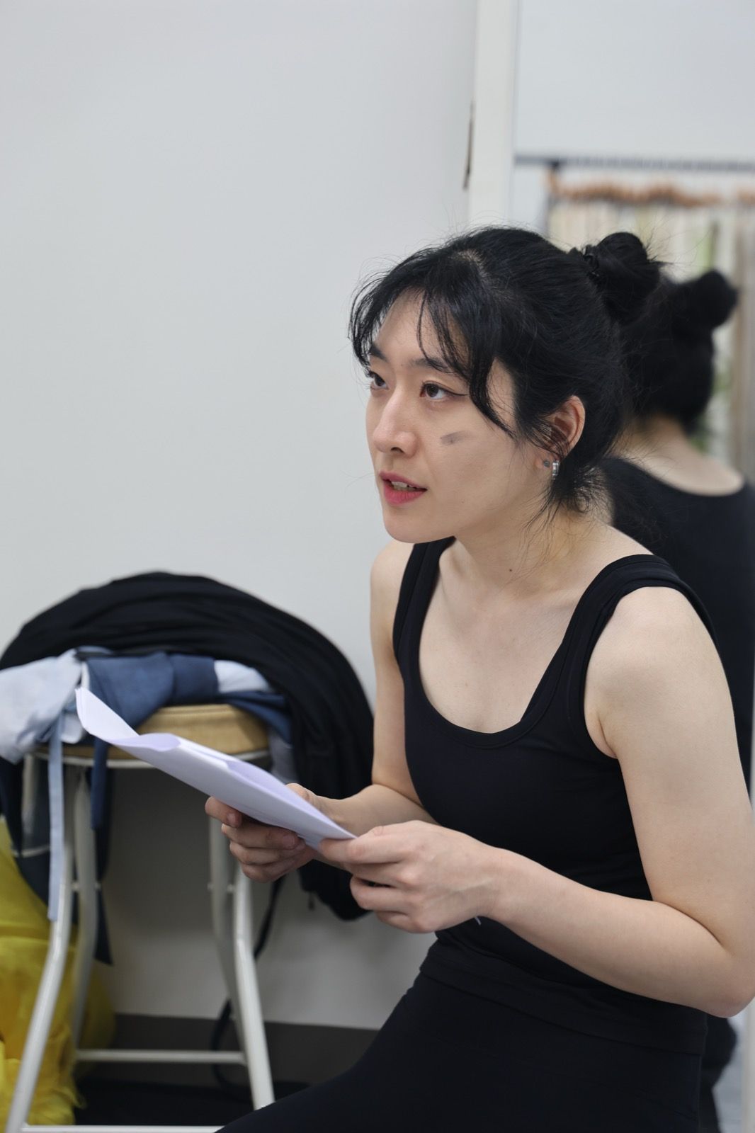 Eyes Between Bodies — session at Material Memory Studio, April 12, 2026