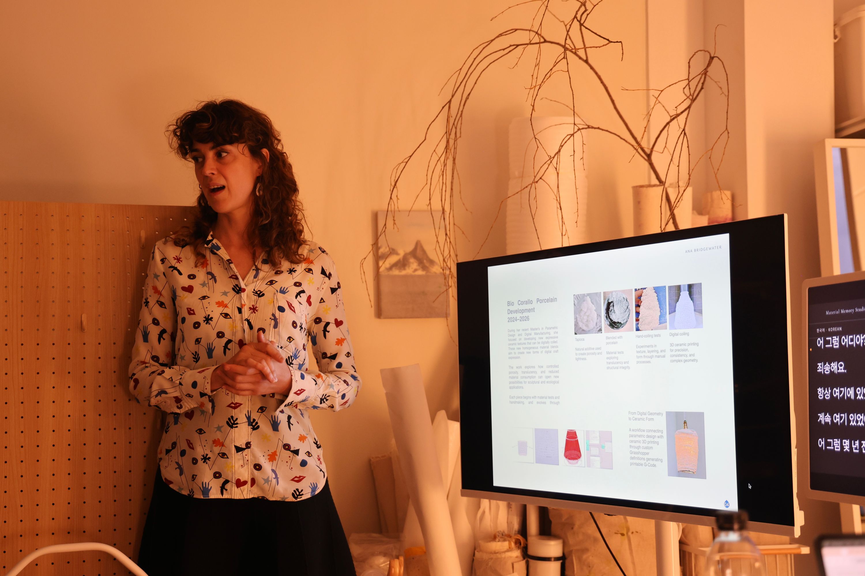 Ana Bridgewater Designer Talk — during session 7