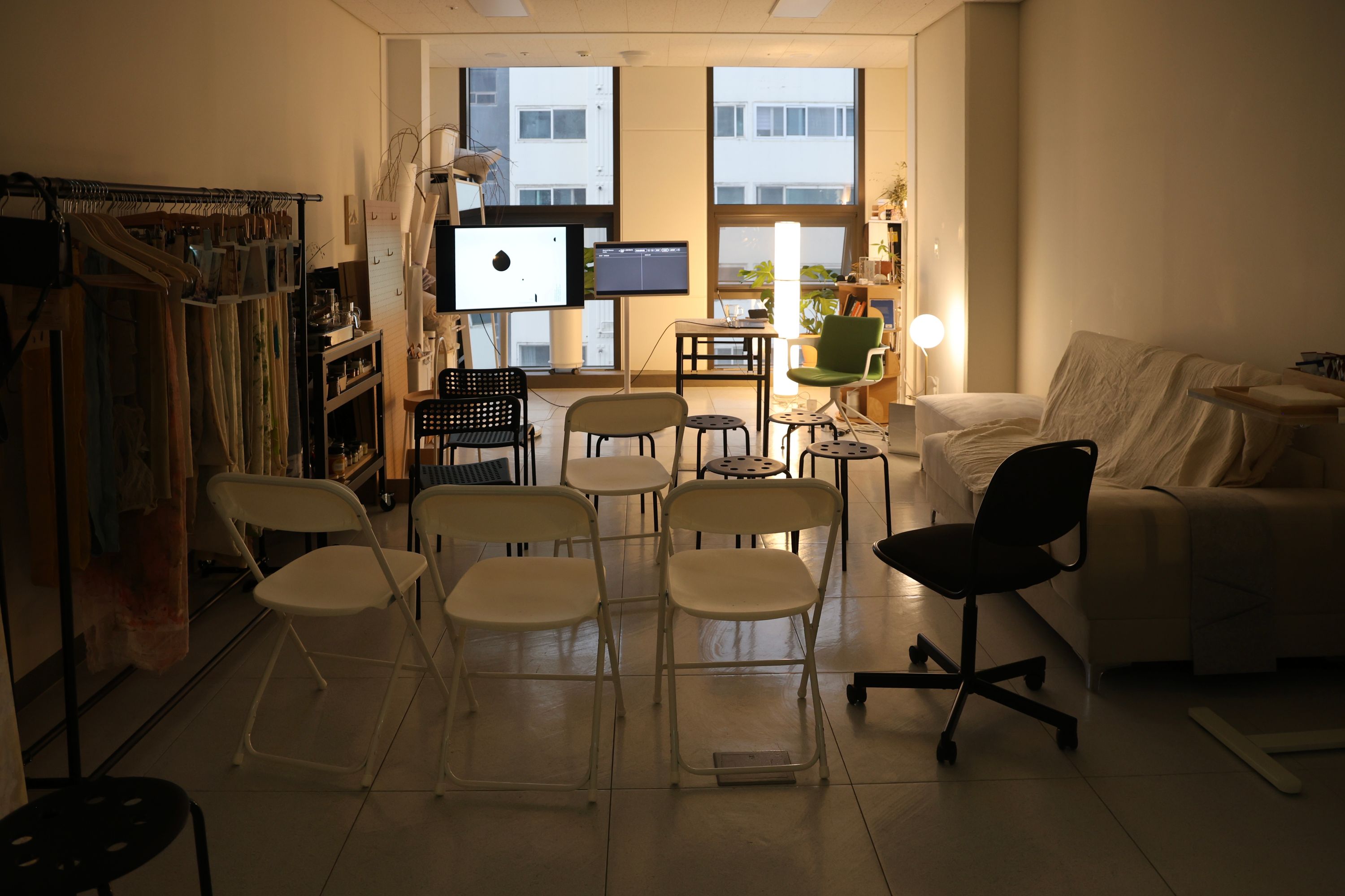 Material Memory Studio ready for the session