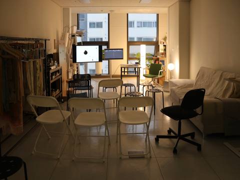 Material Memory Studio ready for the session