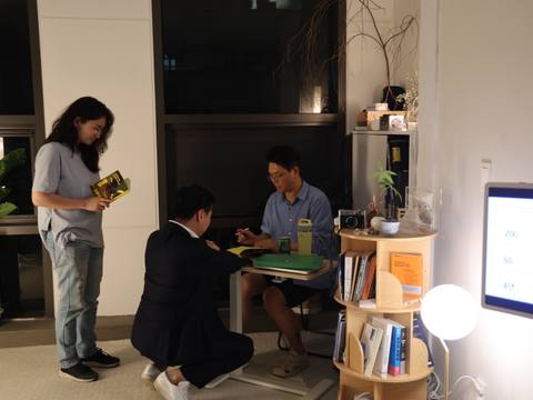 사인회 모습