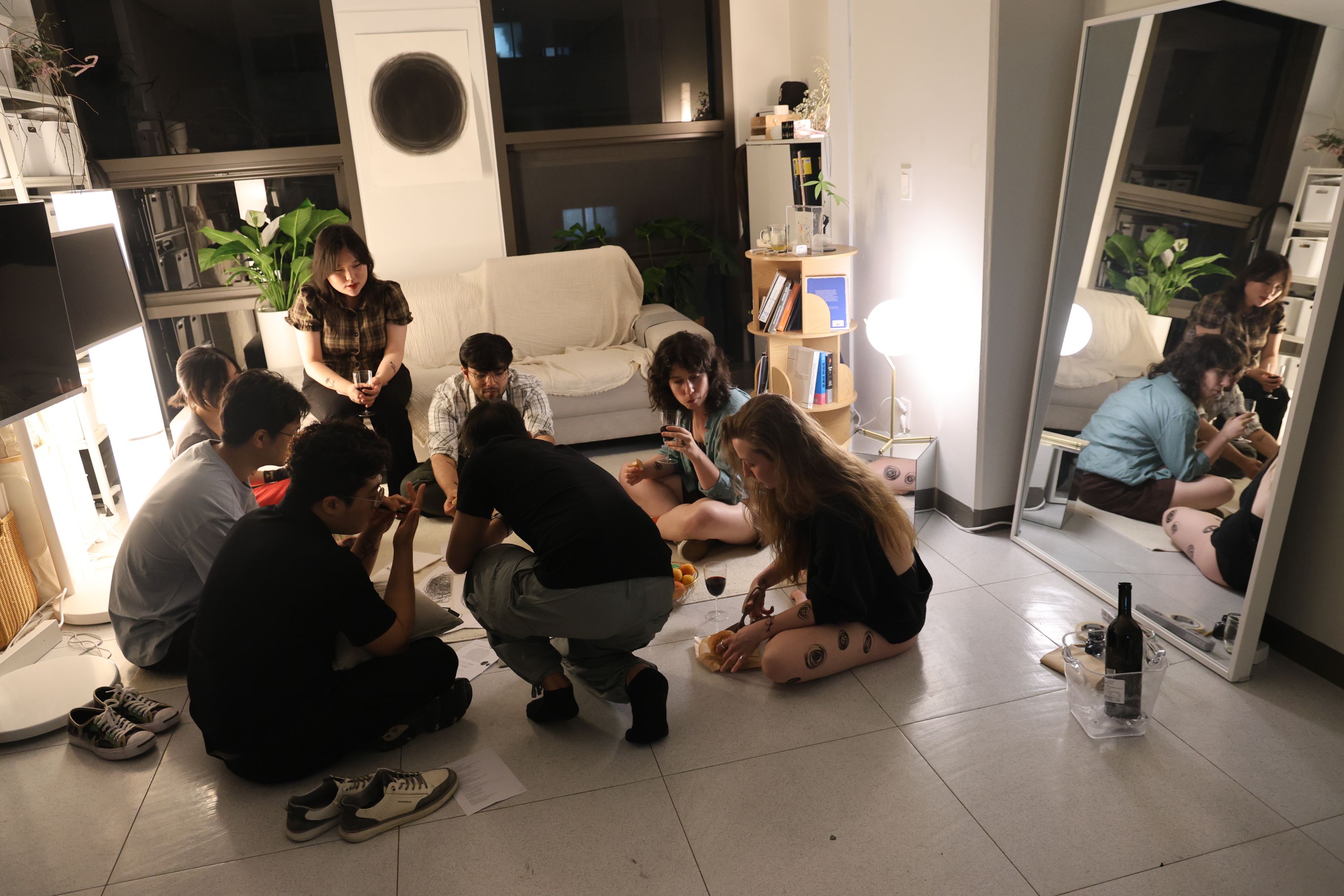 After the performance