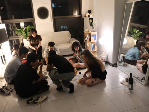 After the performance