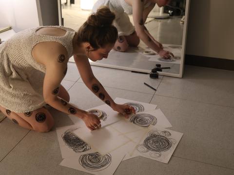 During the performance