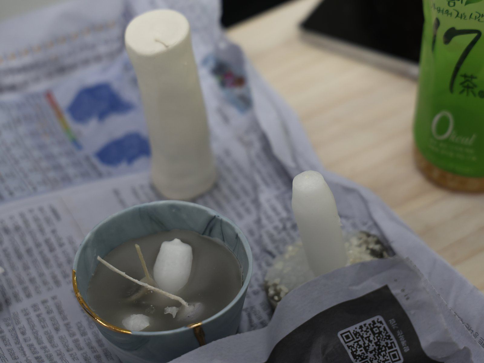 Small ceramic pieces — Material Lab × AI Archiving, July 8, 2026