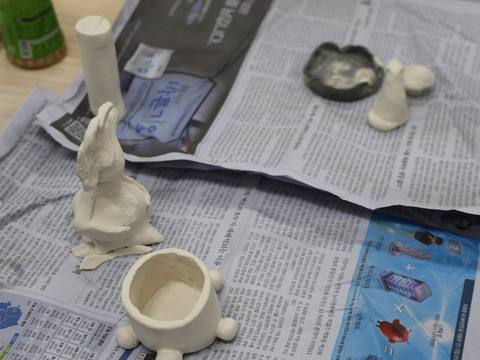 Finished ceramic objects — Material Lab × AI Archiving, July 8, 2026