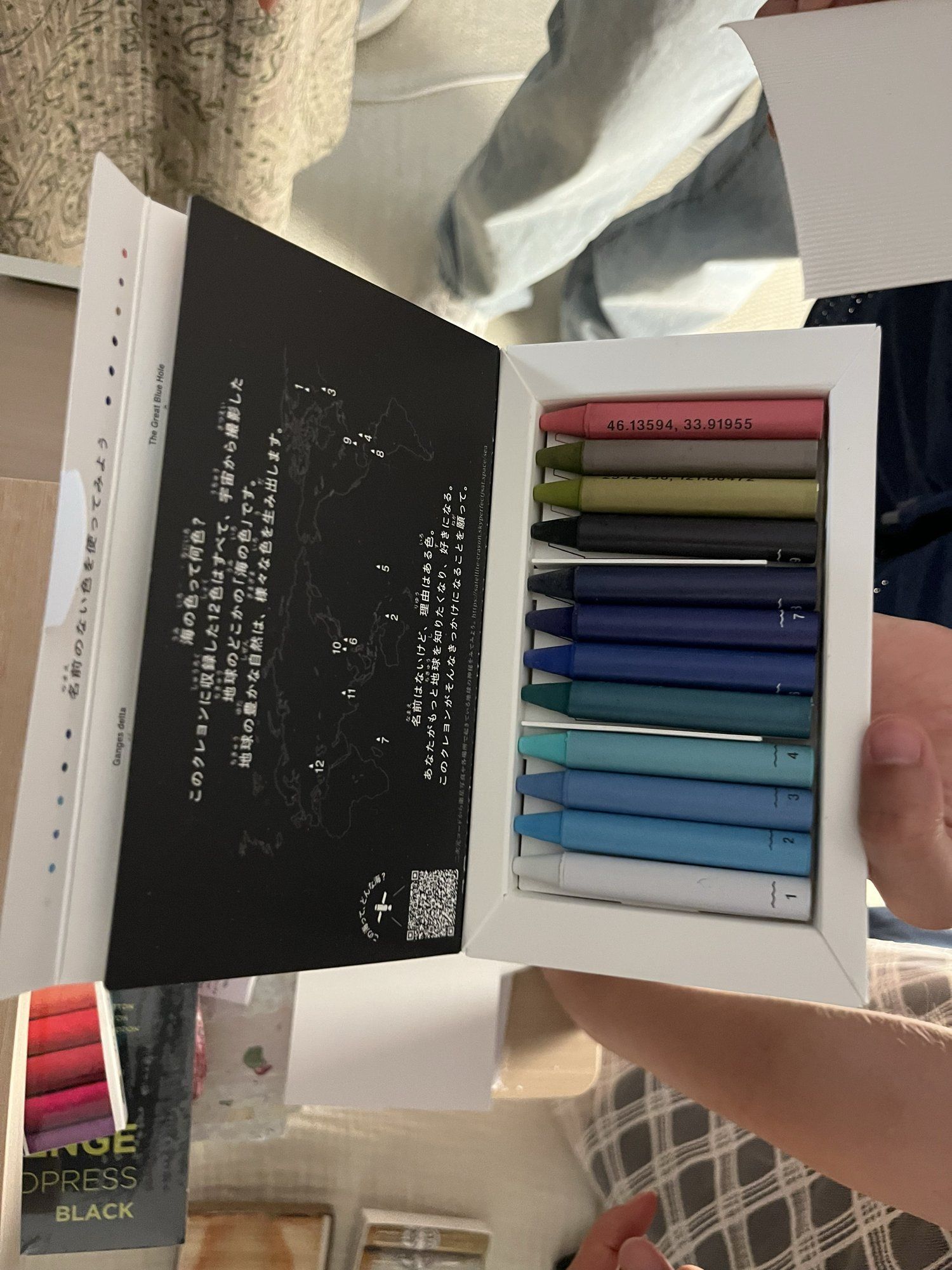 컬렉션 속 라벨링된 안료와 바인딩 미디엄 클로즈업